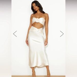 Hello Molly Cream Skirt Set